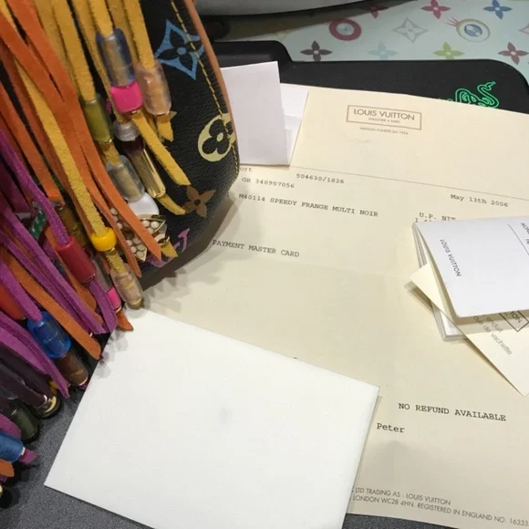 COPY - COPY - Speedy fringe multicolor Travel Bags